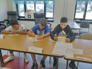 Project Future participants with worksheets